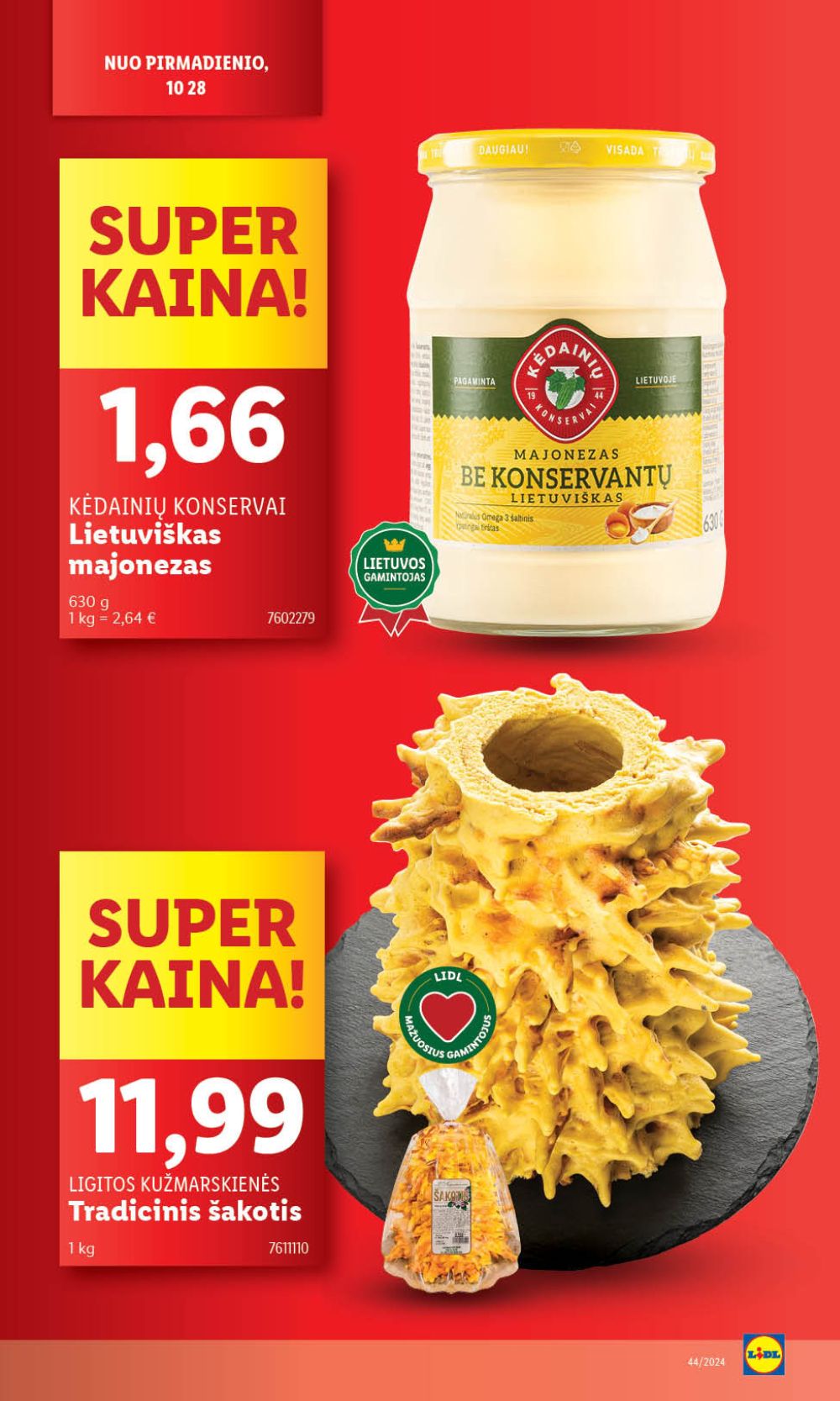 lidl - LIDL - Maisto prekių pasiūlymai (2024 10 28 - 2024 11 03) - page: 16