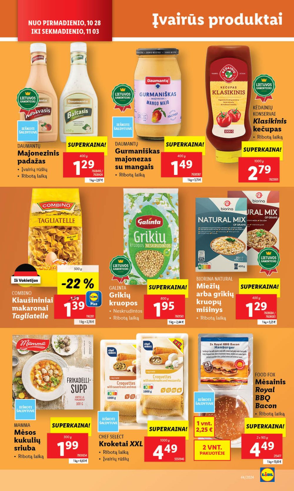 lidl - LIDL - Maisto prekių pasiūlymai (2024 10 28 - 2024 11 03) - page: 30