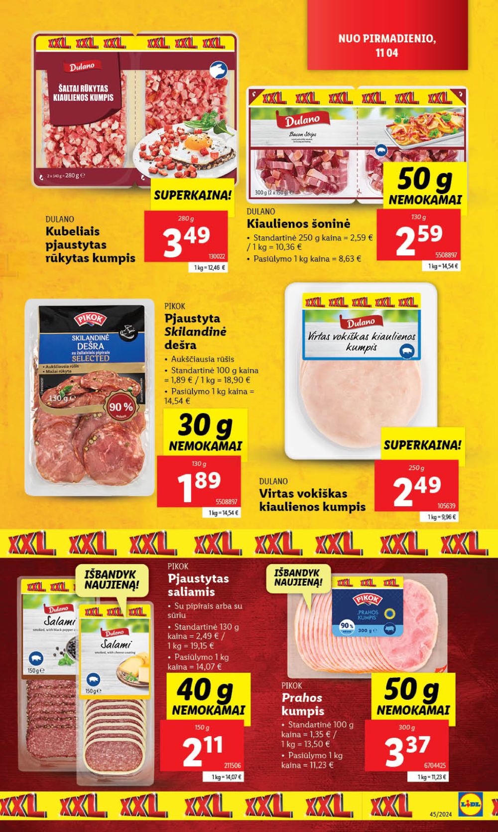 lidl - LIDL - XXL savaitė (2024 11 04 - 2024 11 10) - page: 3