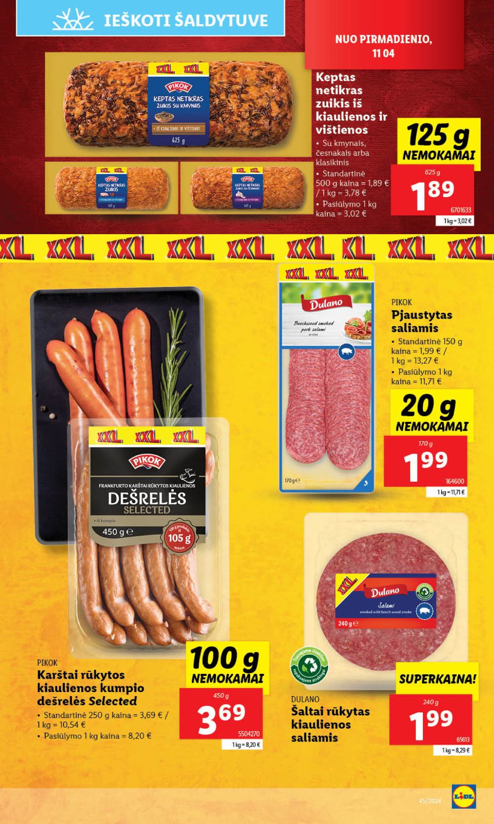 lidl - LIDL - Maisto prekių pasiūlymai (2024 11 04 - 2024 11 10) - page: 27