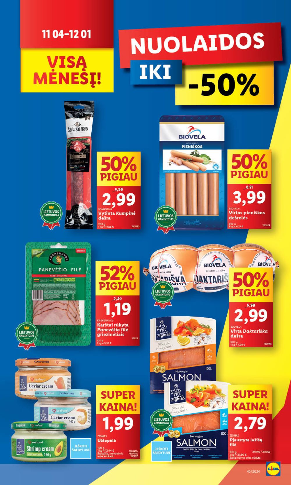 lidl - LIDL - Maisto prekių pasiūlymai (2024 11 04 - 2024 11 10) - page: 12