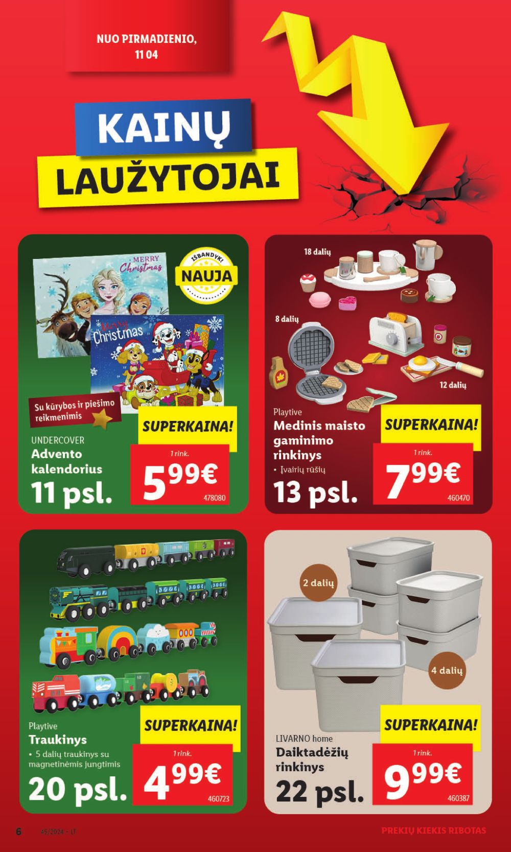 lidl - LIDL - Ne maisto prekių pasiūlymai (2024 11 04 - 2024 11 10) - page: 6