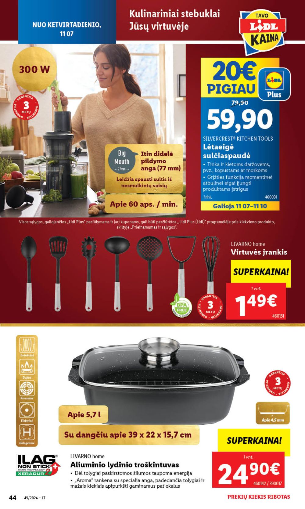 lidl - LIDL - Ne maisto prekių pasiūlymai (2024 11 04 - 2024 11 10) - page: 44