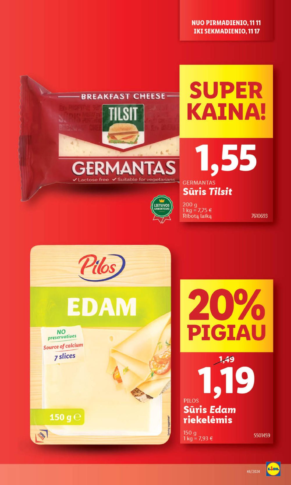 lidl - LIDL - Maisto prekių pasiūlymai (2024 11 11 - 2024 11 17) - page: 11