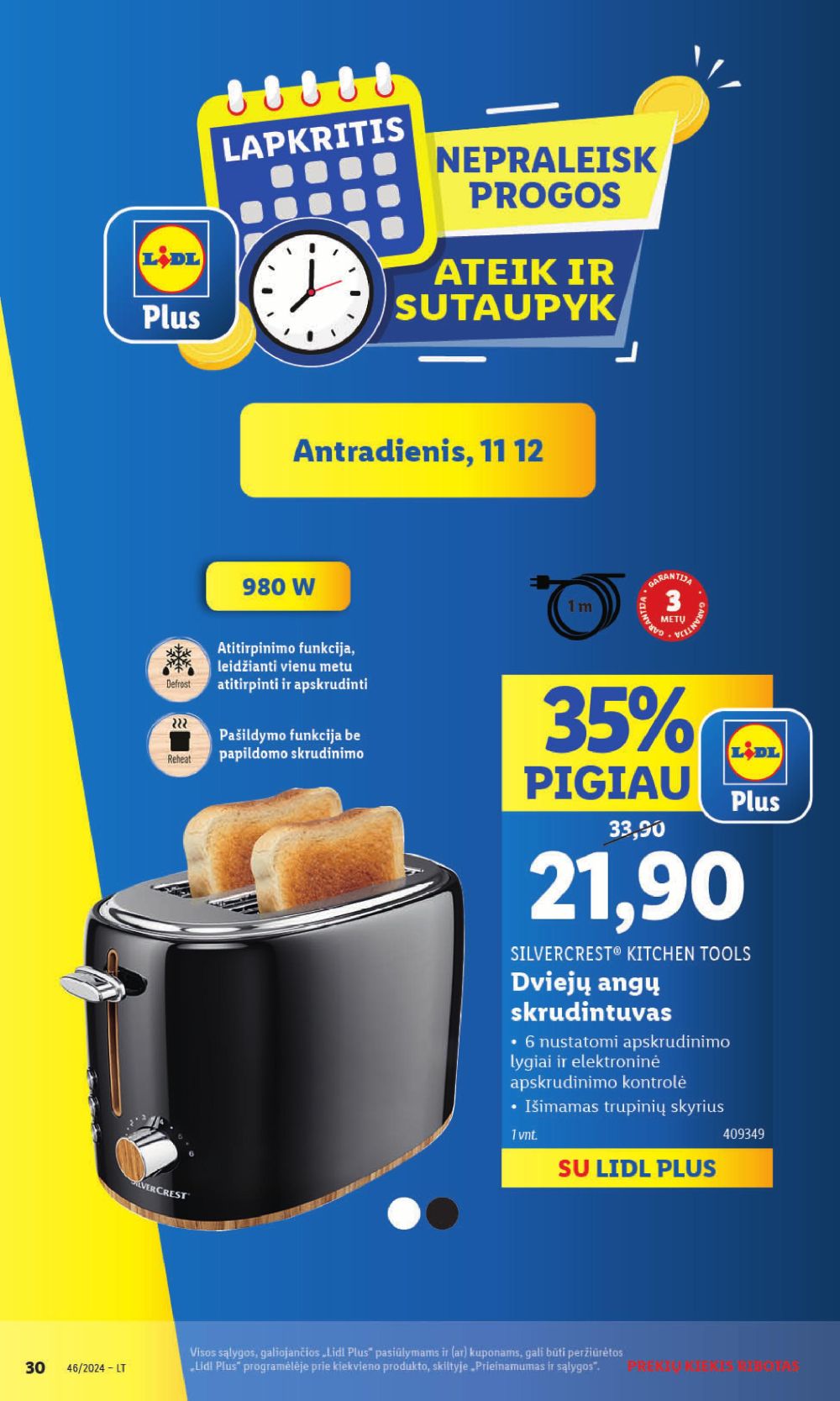 lidl - LIDL - Ne maisto prekių pasiūlymai (2024 11 11 - 2024 11 17) - page: 30