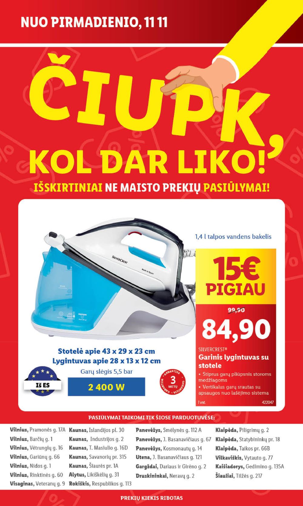 lidl - LIDL - Čiupk, kol dar liko (2024 11 11 -)