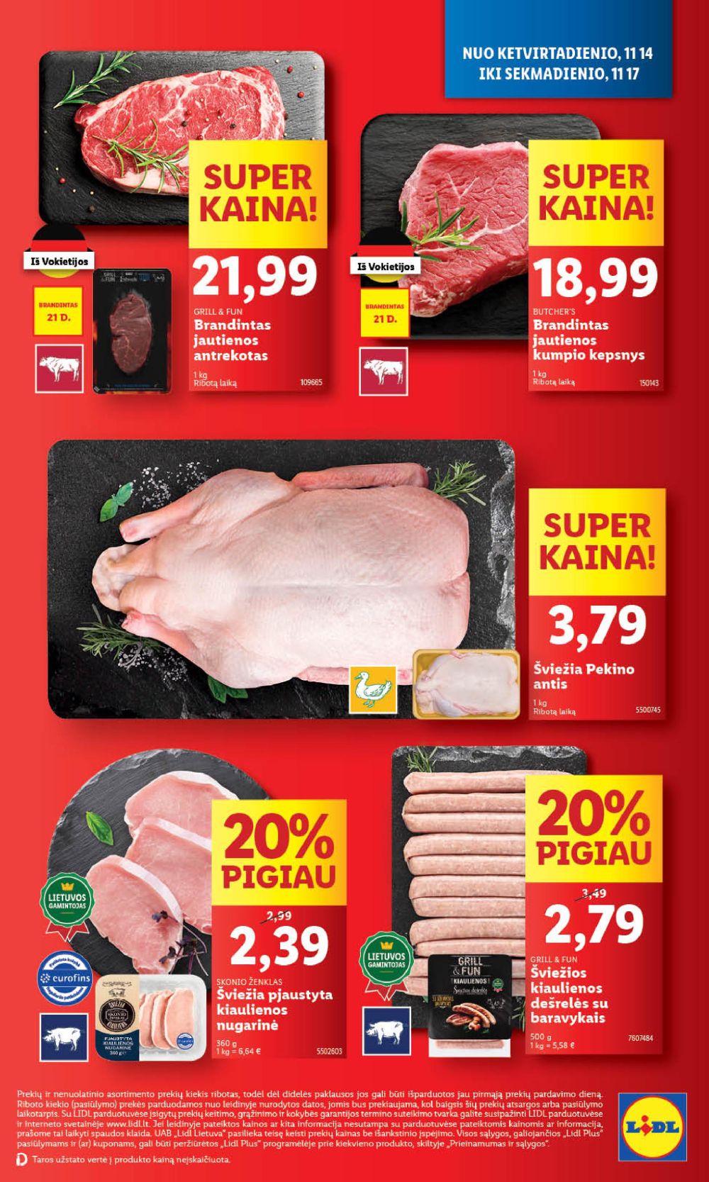 lidl - LIDL - Maisto prekių pasiūlymai (2024 11 14 - 2024 11 17) - page: 5