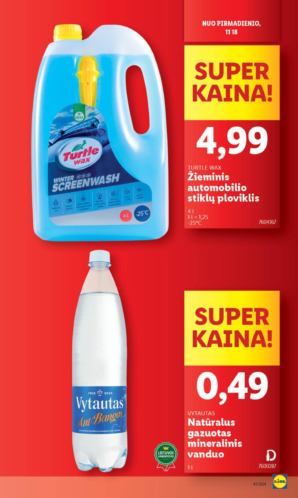 lidl - LIDL - Maisto prekių pasiūlymai (2024 11 18 - 2024 11 24) - page: 12