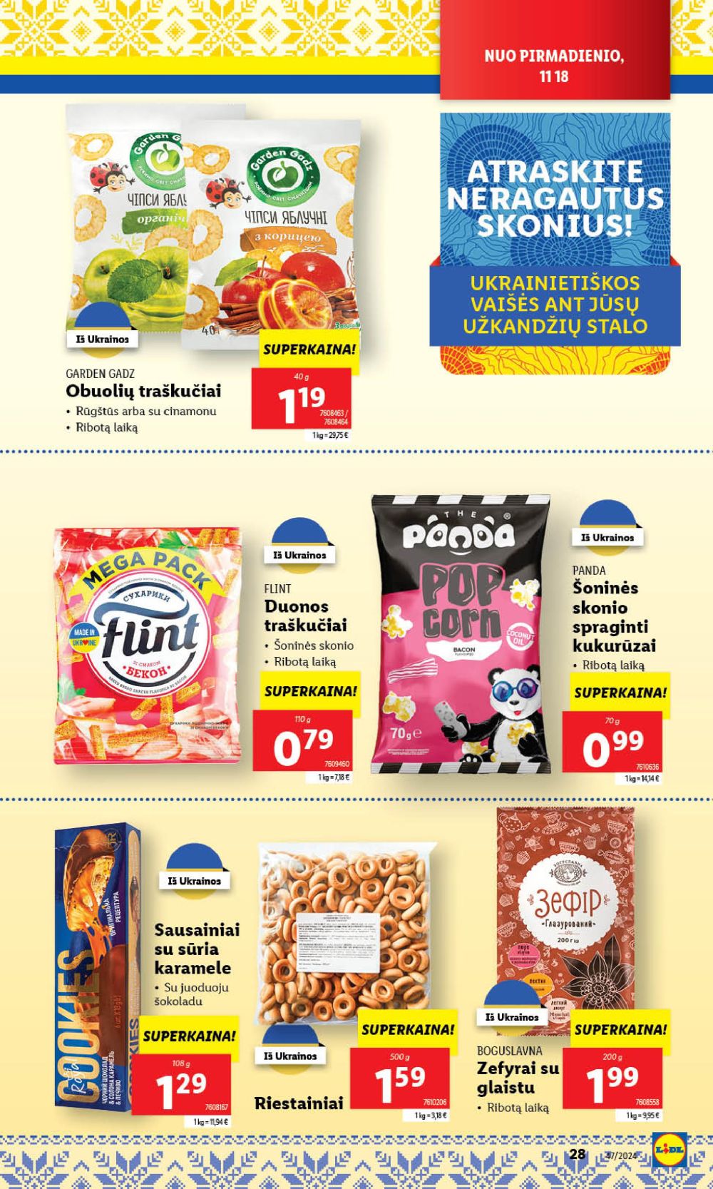 lidl - LIDL - Maisto prekių pasiūlymai (2024 11 18 - 2024 11 24) - page: 28