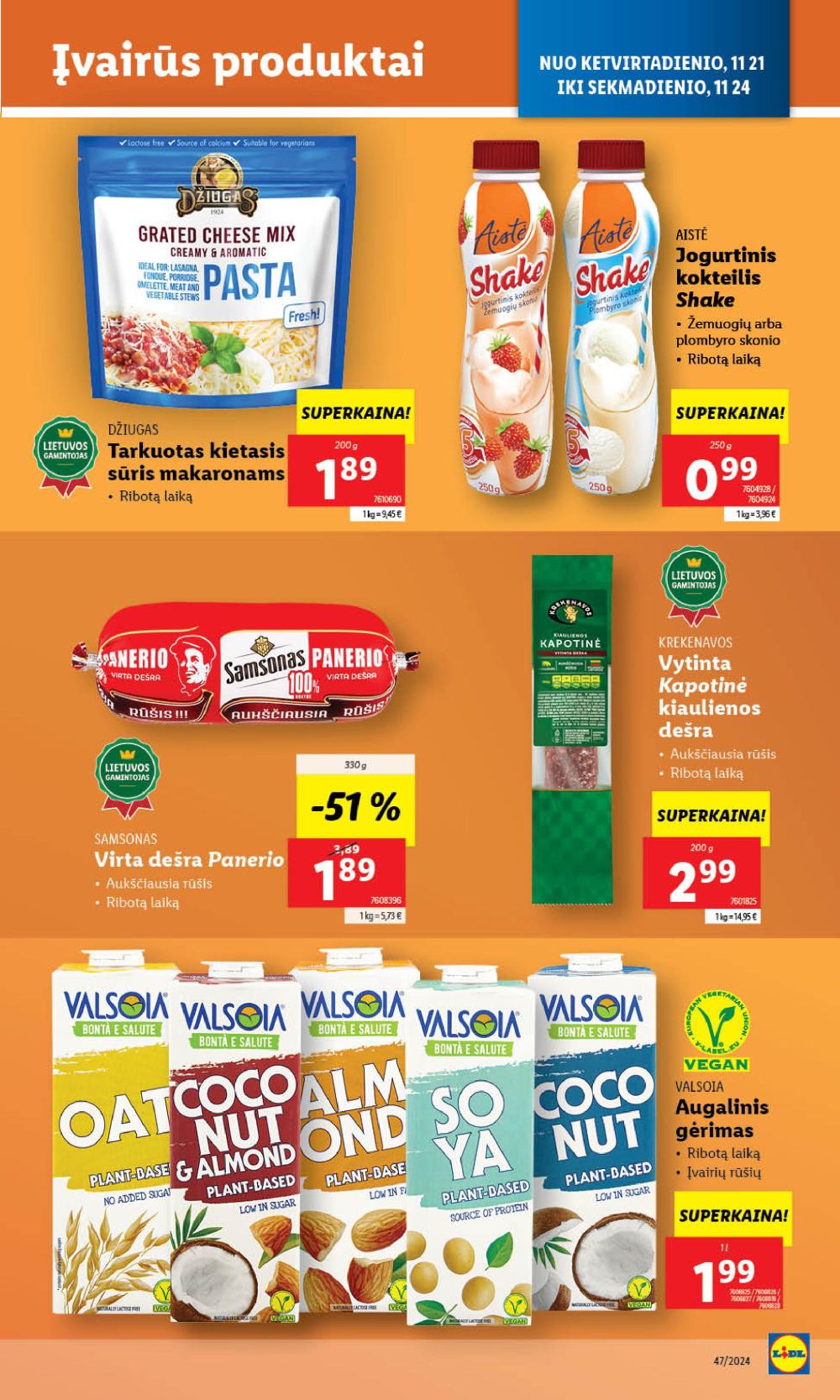 lidl - LIDL - Maisto prekių pasiūlymai (2024 11 18 - 2024 11 24) - page: 41