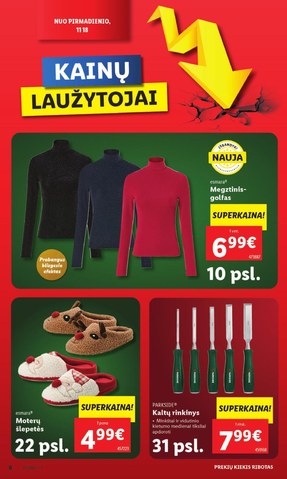 lidl - LIDL - Ne maisto prekių pasiūlymai (2024 11 18 - 2024 11 24) - page: 6