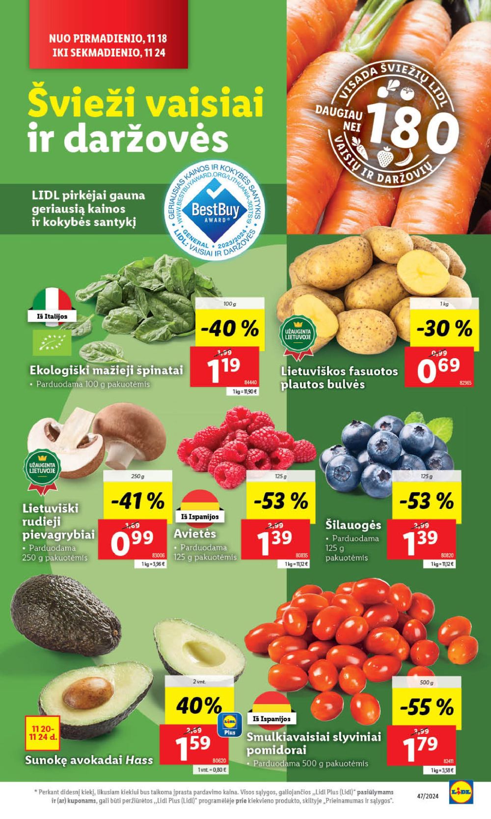 lidl - LIDL - Maisto prekių pasiūlymai (2024 11 21 - 2024 11 24) - page: 12