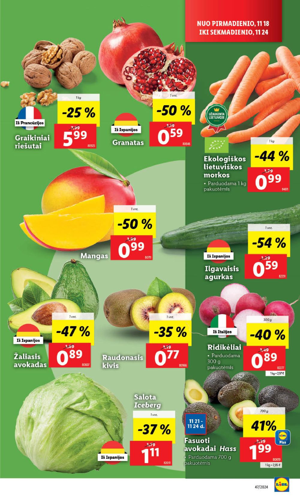 lidl - LIDL - Maisto prekių pasiūlymai (2024 11 21 - 2024 11 24) - page: 13