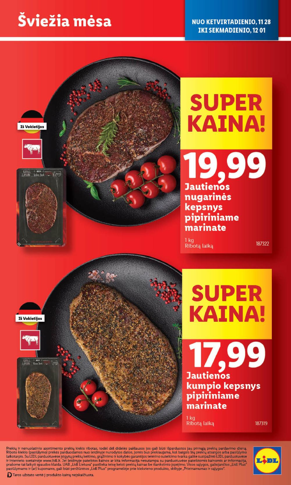 lidl - LIDL - Maisto prekių pasiūlymai (2024 11 28 - 2024 12 01) - page: 4