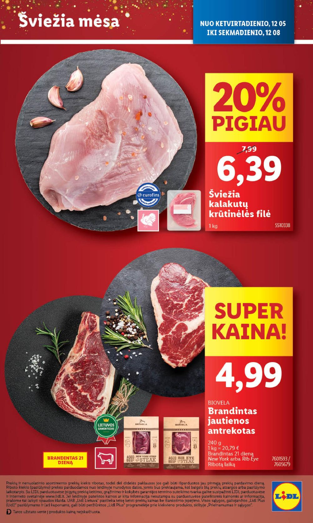 lidl - LIDL - Maisto prekių pasiūlymai (2024 12 02 - 2024 12 08) - page: 44