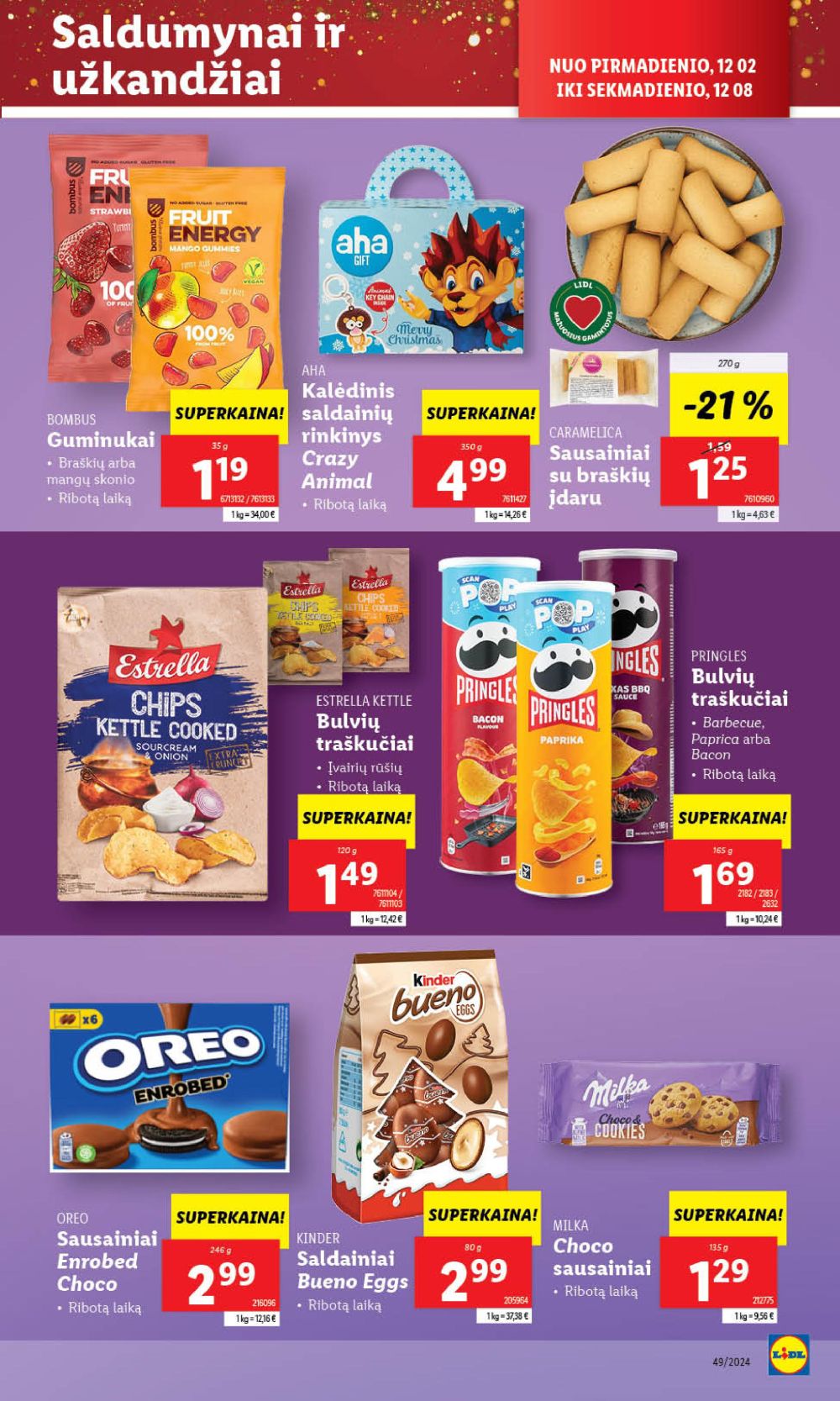 lidl - LIDL - Maisto prekių pasiūlymai (2024 12 02 - 2024 12 08) - page: 26