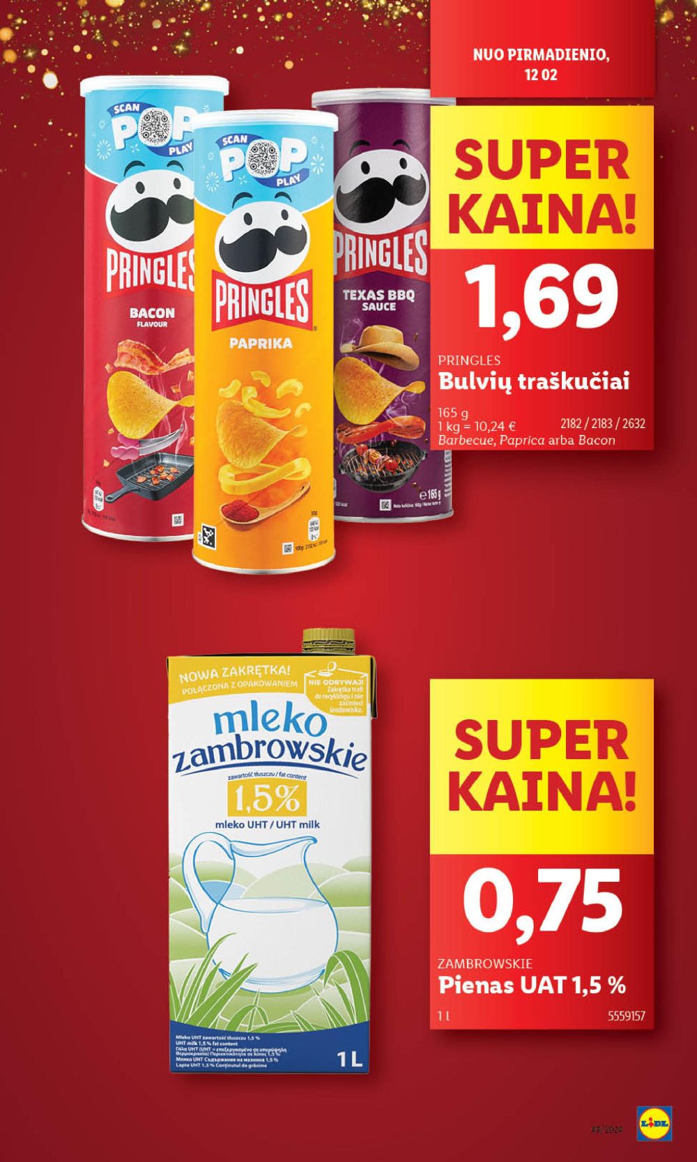 lidl - LIDL - Maisto prekių pasiūlymai (2024 12 02 - 2024 12 08) - page: 12