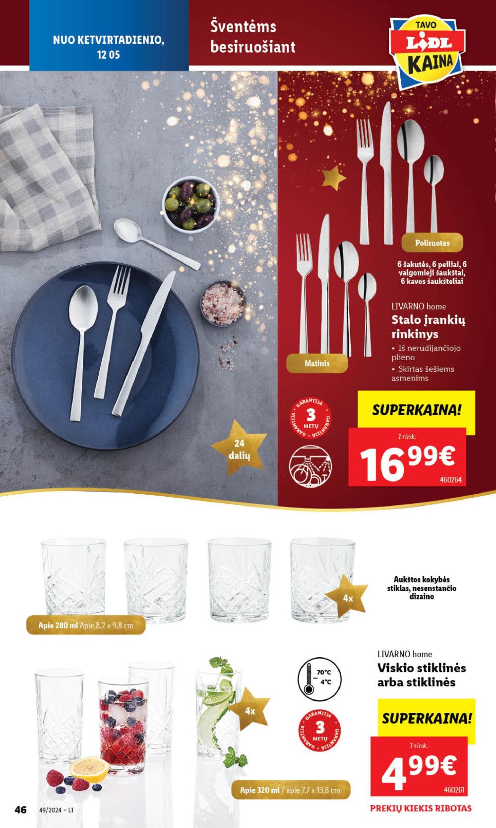 lidl - LIDL - Ne maisto prekių pasiūlymai (2024 12 02 - 2024 12 08) - page: 48