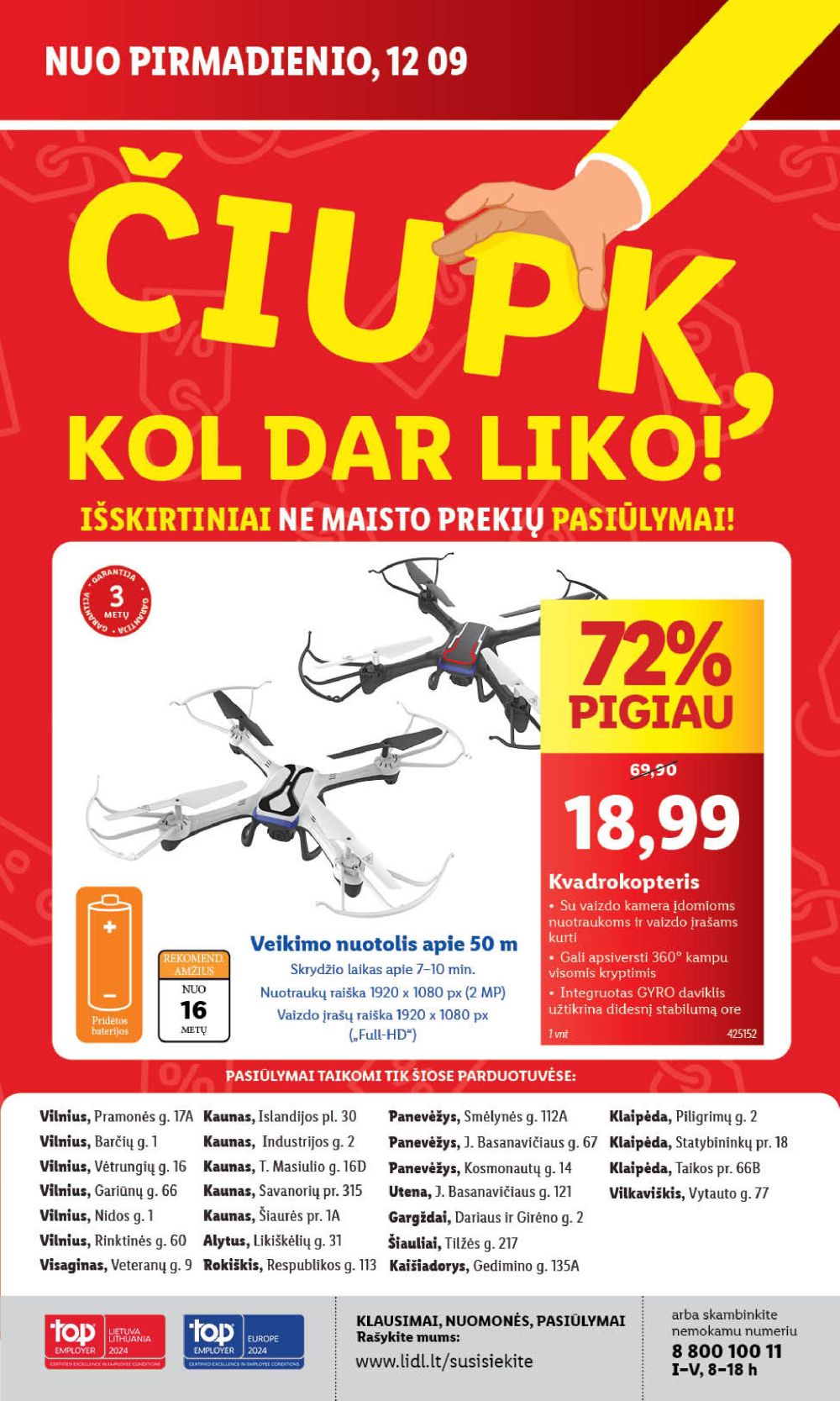 lidl - LIDL - Čiupk, kol dar liko! (2024 12 09 - 2024 12 15) - page: 7