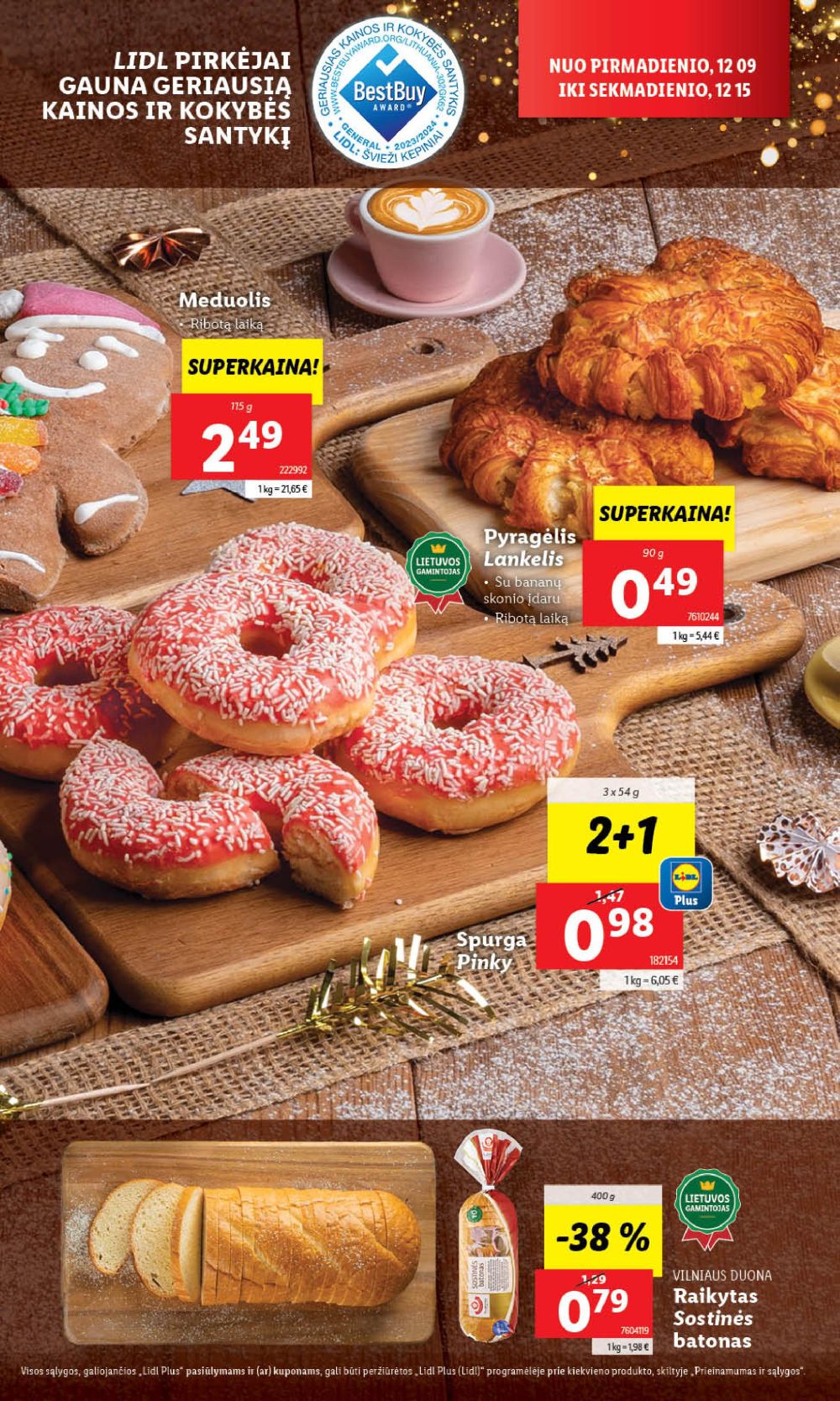 lidl - LIDL - Maisto prekių pasiūlymai (2024 12 09 - 2024 12 15) - page: 7