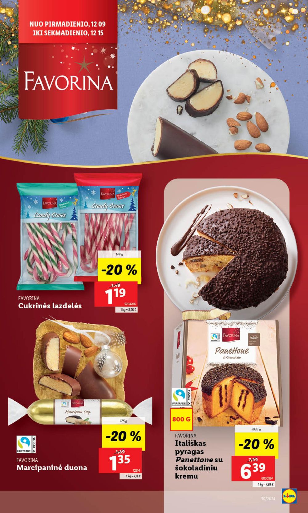 lidl - LIDL - Maisto prekių pasiūlymai (2024 12 09 - 2024 12 15) - page: 12