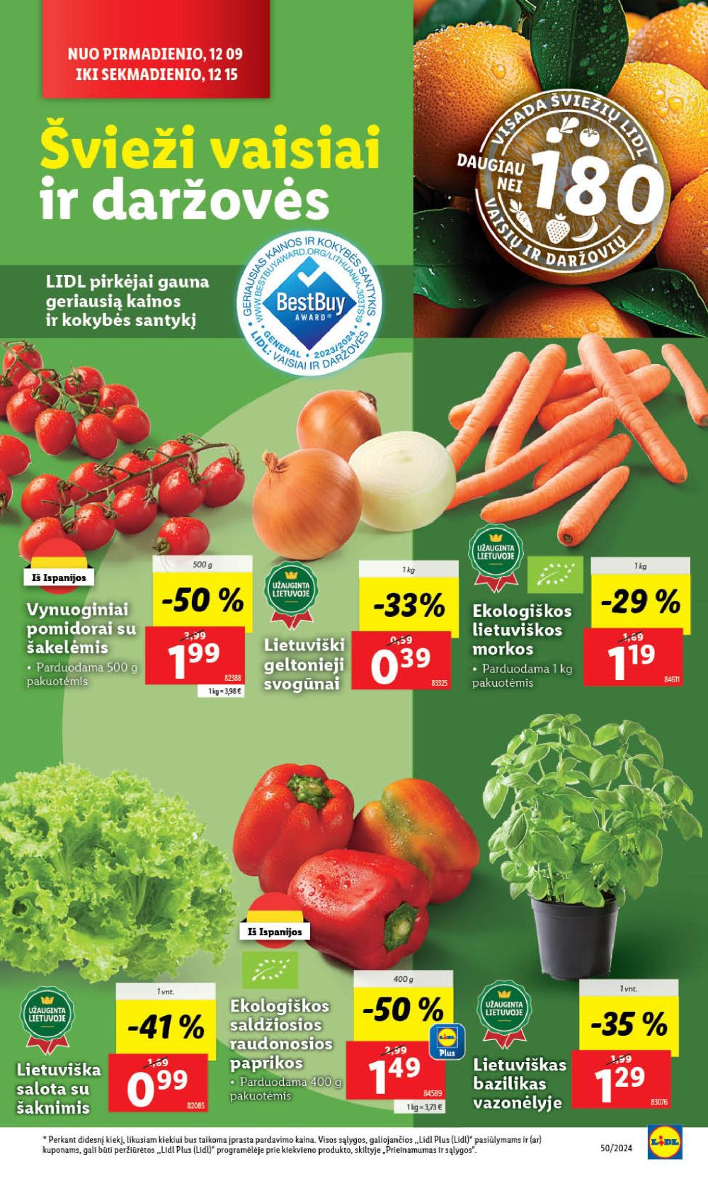 lidl - LIDL - Maisto prekių pasiūlymai (2024 12 09 - 2024 12 15) - page: 4