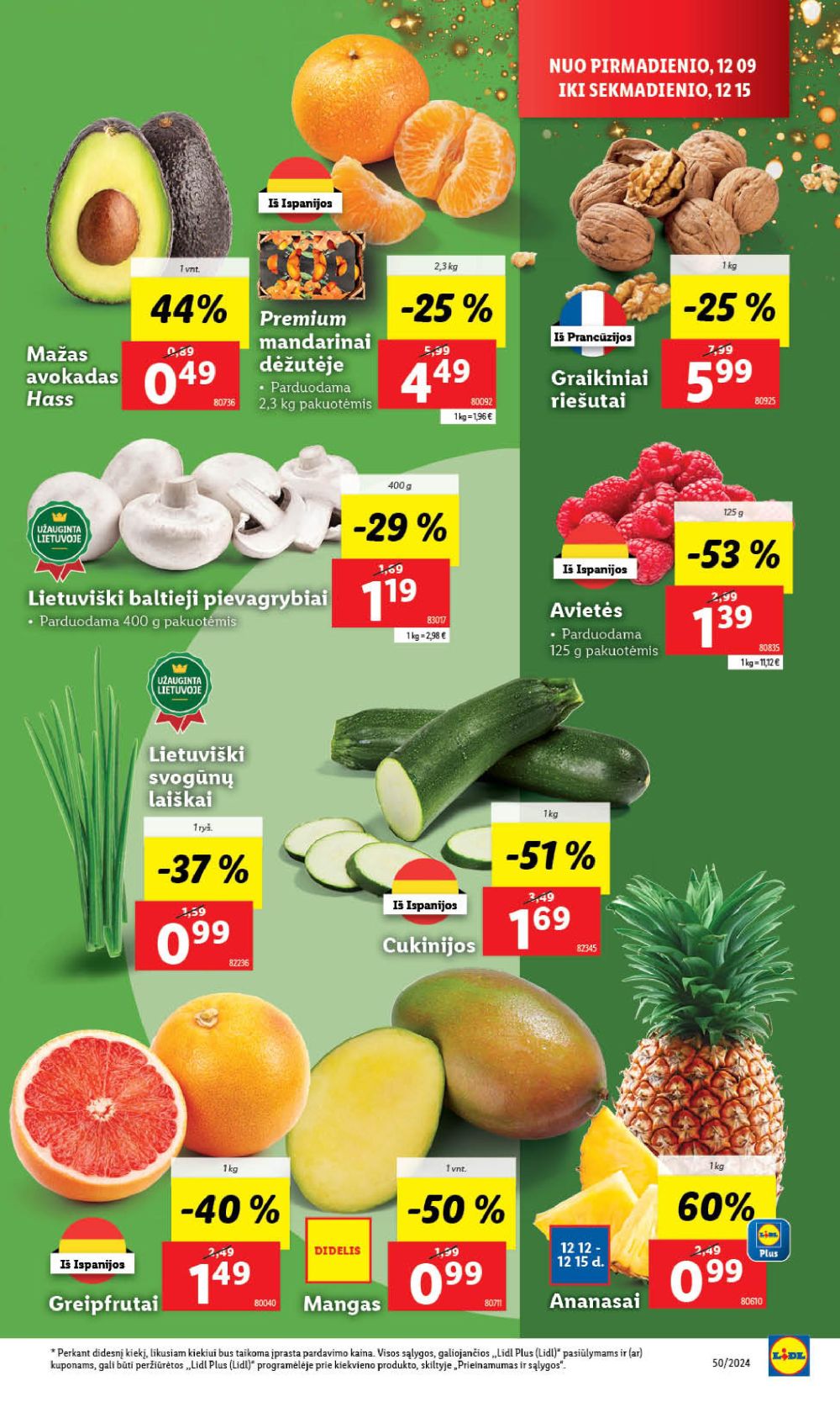 lidl - LIDL - Maisto prekių pasiūlymai (2024 12 09 - 2024 12 15) - page: 5