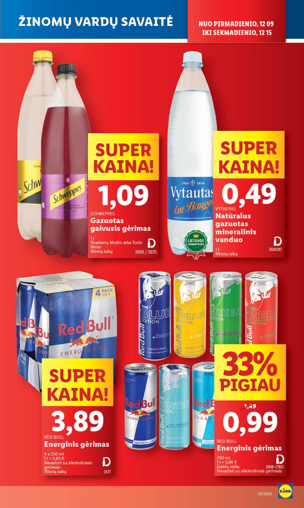 lidl - LIDL - Maisto prekių pasiūlymai (2024 12 09 - 2024 12 15) - page: 23