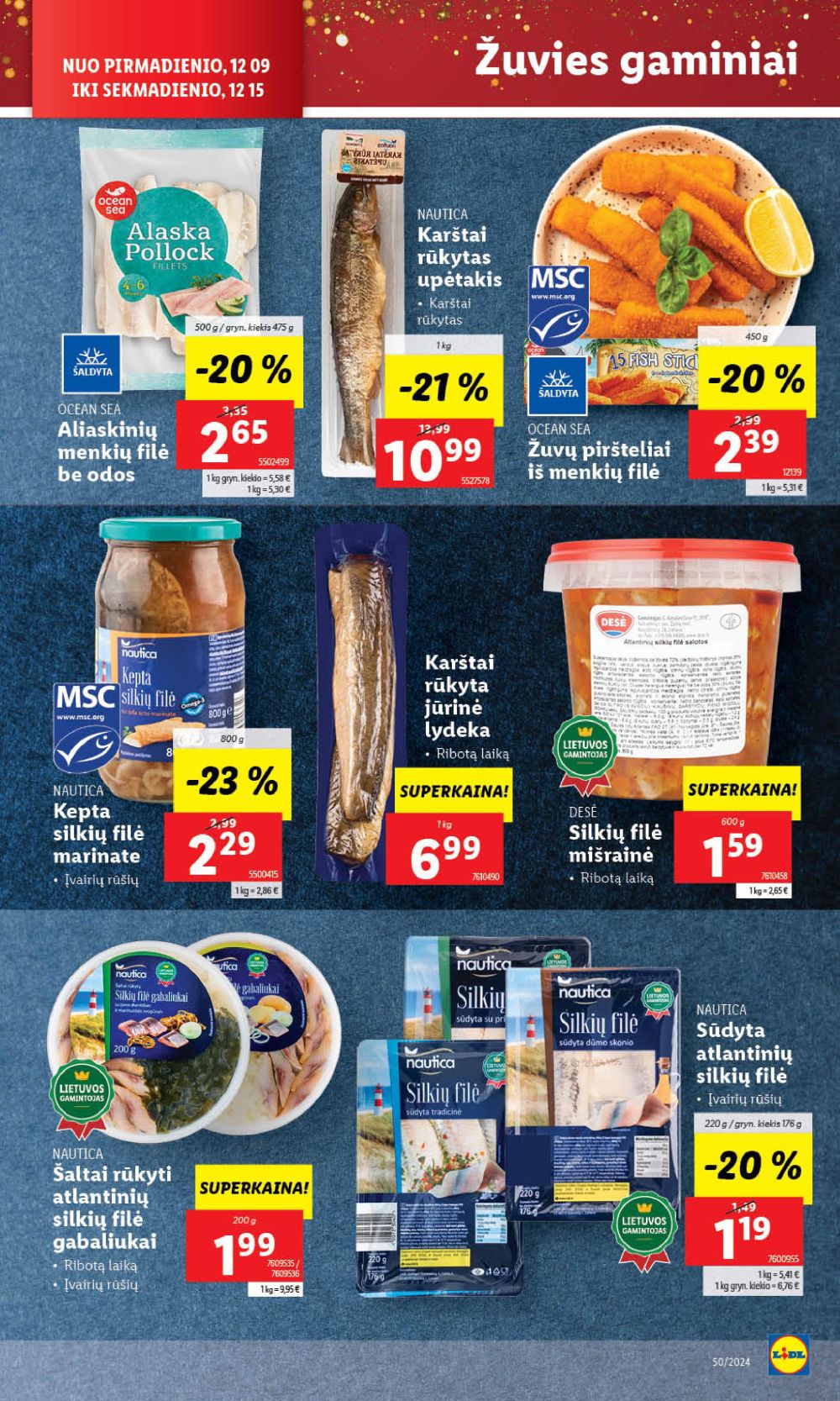 lidl - LIDL - Maisto prekių pasiūlymai (2024 12 09 - 2024 12 15) - page: 34