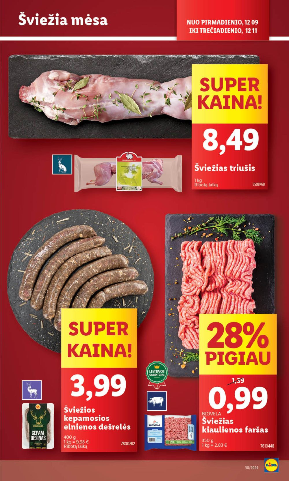 lidl - LIDL - Maisto prekių pasiūlymai (2024 12 09 - 2024 12 15) - page: 11