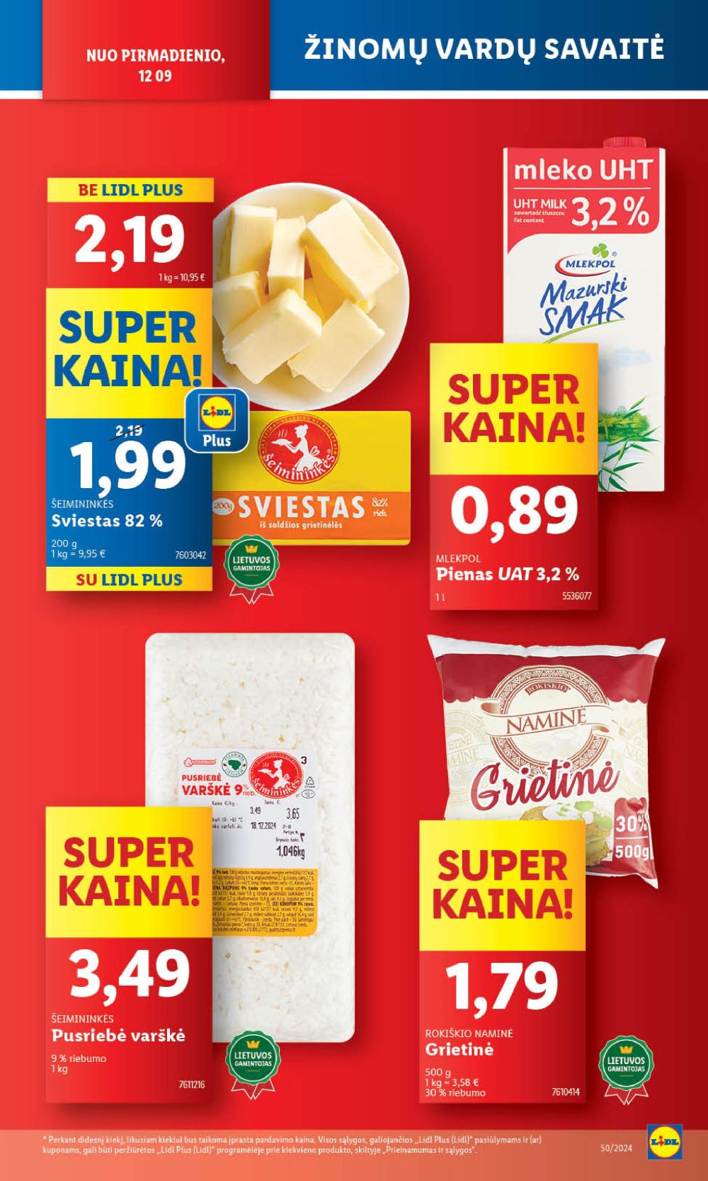 lidl - LIDL - Maisto prekių pasiūlymai (2024 12 09 - 2024 12 15) - page: 16