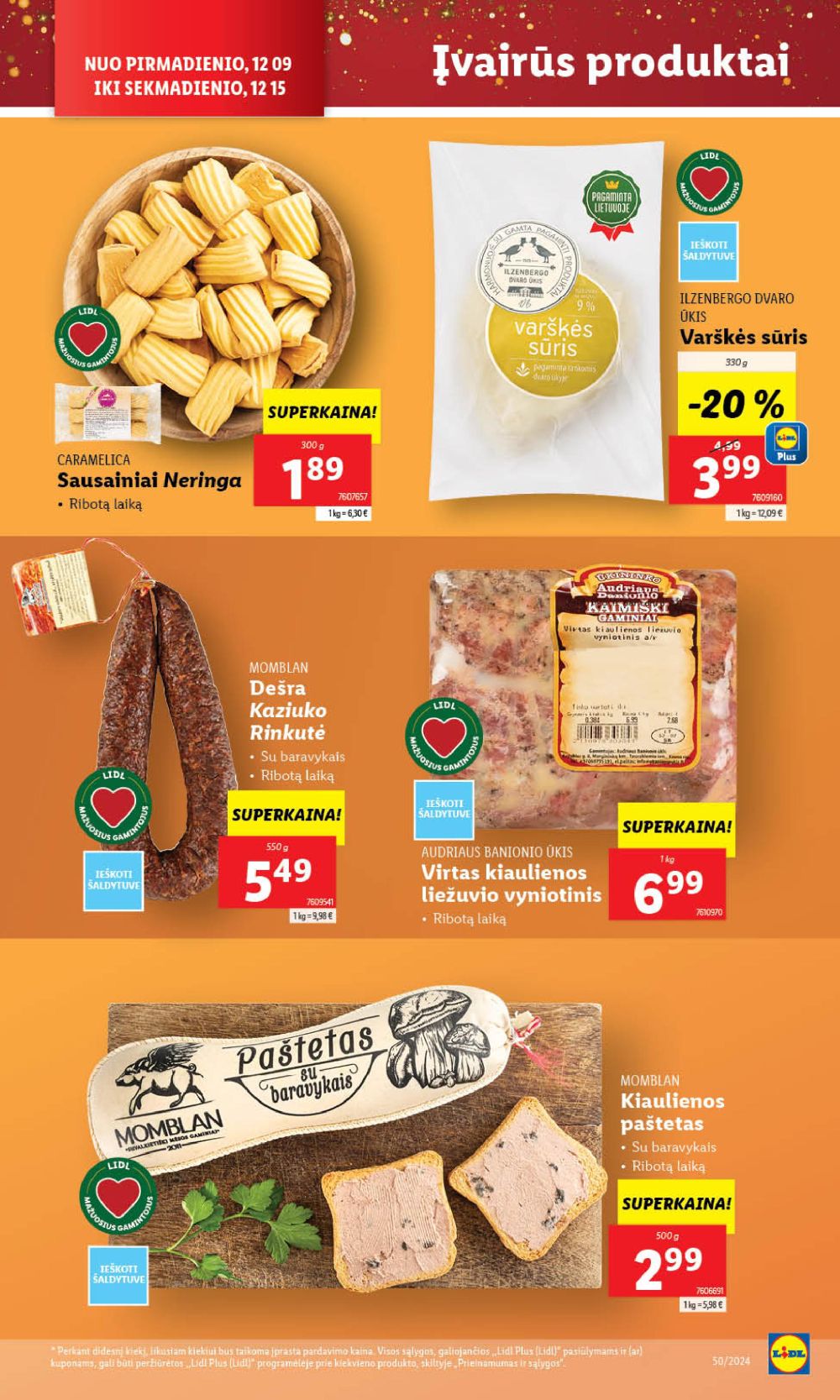 lidl - LIDL - Maisto prekių pasiūlymai (2024 12 09 - 2024 12 15) - page: 36