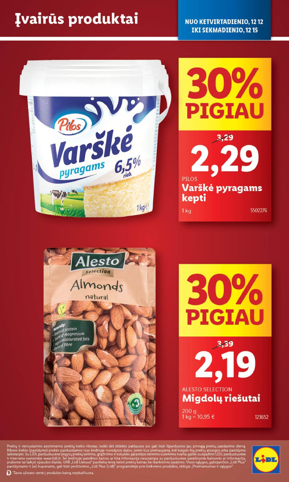 lidl - LIDL - Maisto prekių pasiūlymai (2024 12 12 - 2024 12 15) - page: 7