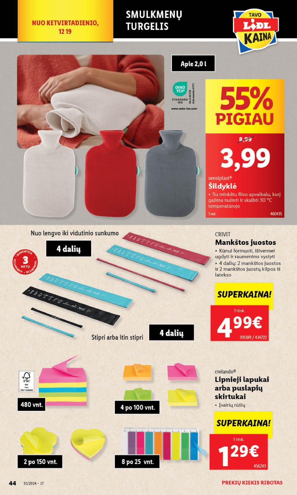 lidl - LIDL - Ne maisto prekių pasiūlymai (2024 12 16 - 2024 12 24) - page: 44