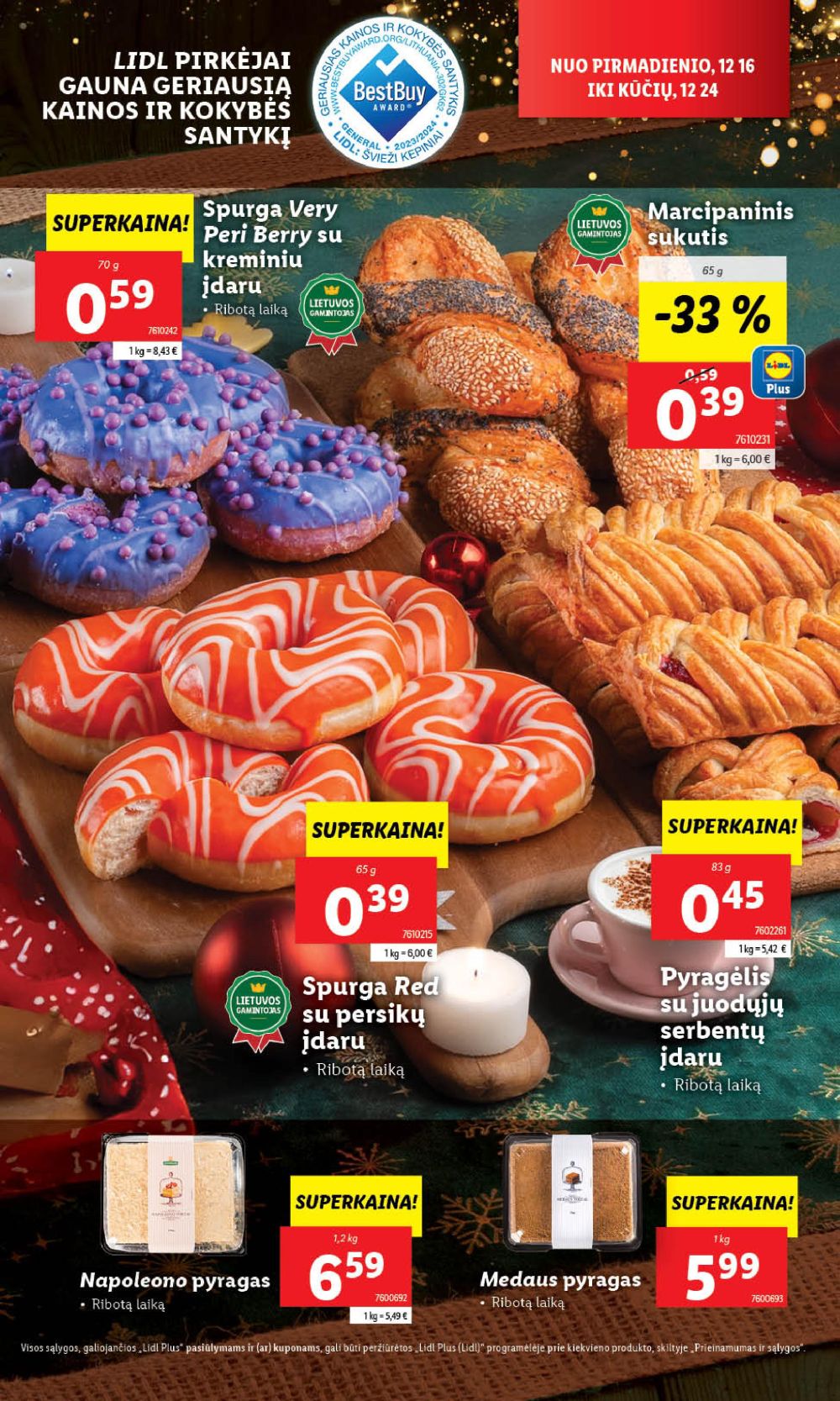 lidl - LIDL - Maisto prekių pasiūlymai (2024 12 16 - 2024 12 24) - page: 9