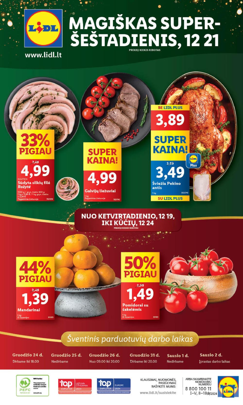 lidl - LIDL - Maisto prekių pasiūlymai (2024 12 16 - 2024 12 24) - page: 40