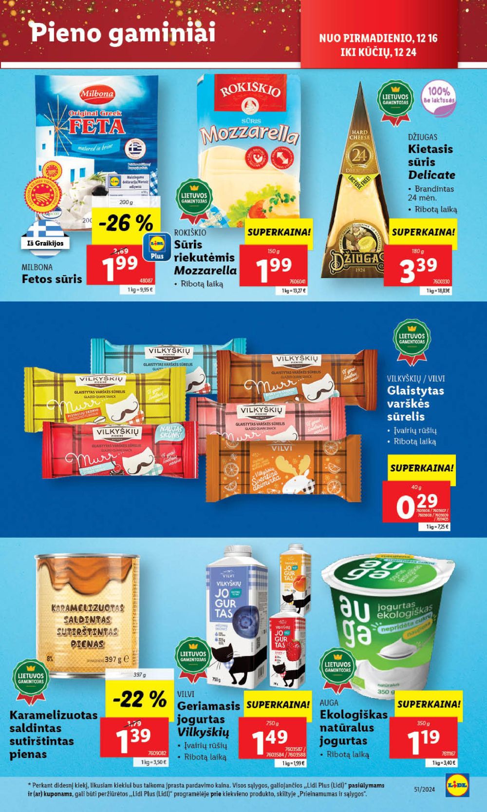 lidl - LIDL - Maisto prekių pasiūlymai (2024 12 16 - 2024 12 24) - page: 26