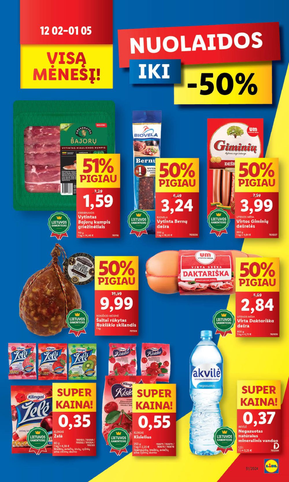 lidl - LIDL - Maisto prekių pasiūlymai (2024 12 16 - 2024 12 24) - page: 22