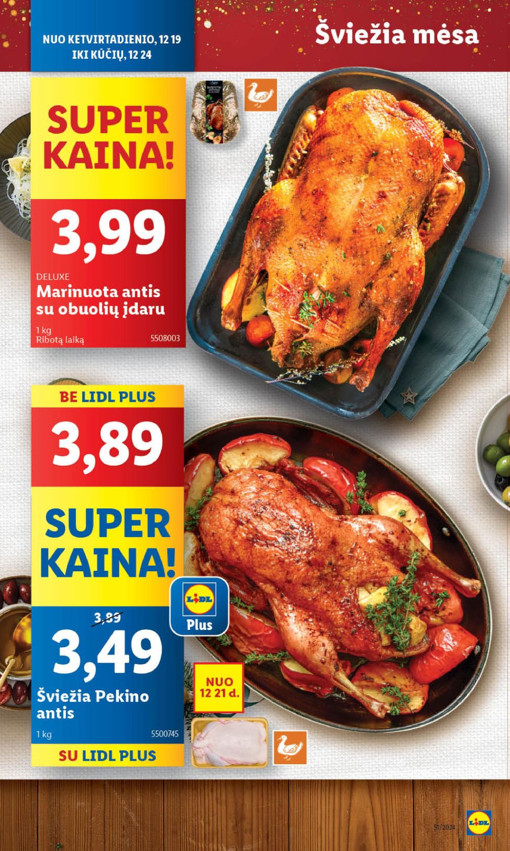 lidl - LIDL - Maisto prekių pasiūlymai (2024 12 19 - 2024 12 24) - page: 12