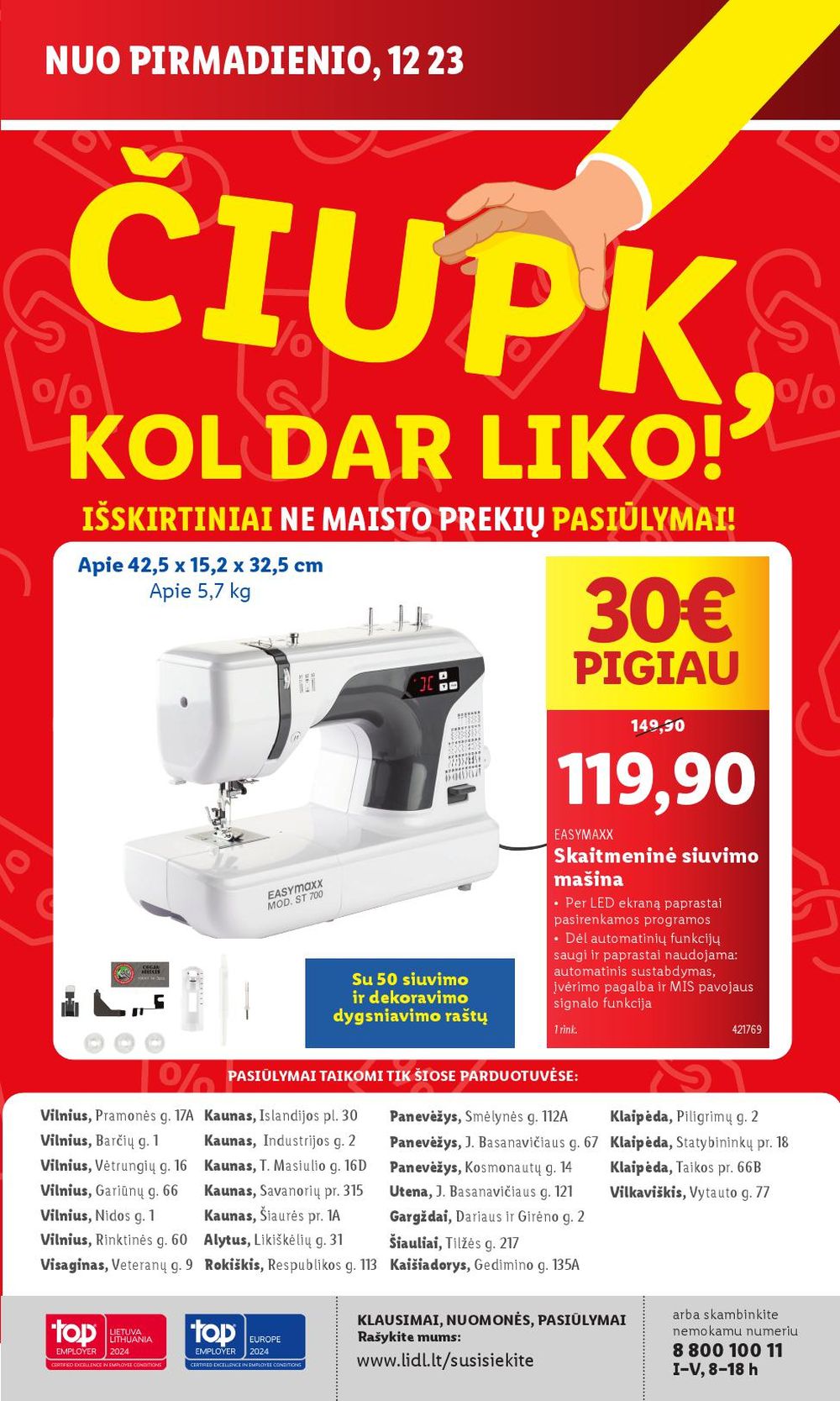 lidl - LIDL - Čiupk, kol dar liko! (2024 12 23 - 2024 12 29) - page: 6