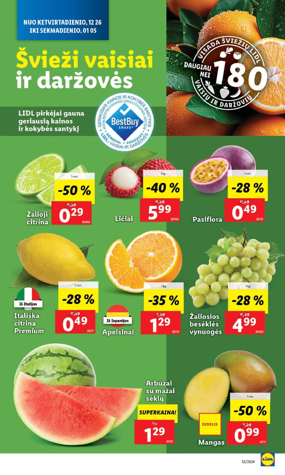 lidl - LIDL - Maisto prekių pasiūlymai (2024 12 26 - 2024 12 31) - page: 2