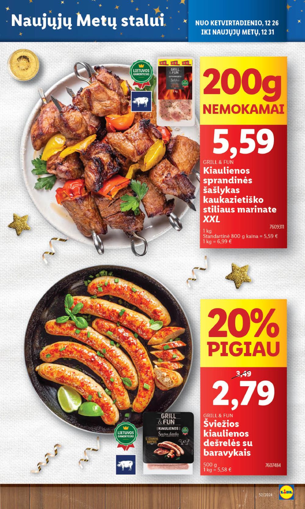 lidl - LIDL - Maisto prekių pasiūlymai (2024 12 26 - 2024 12 31) - page: 7