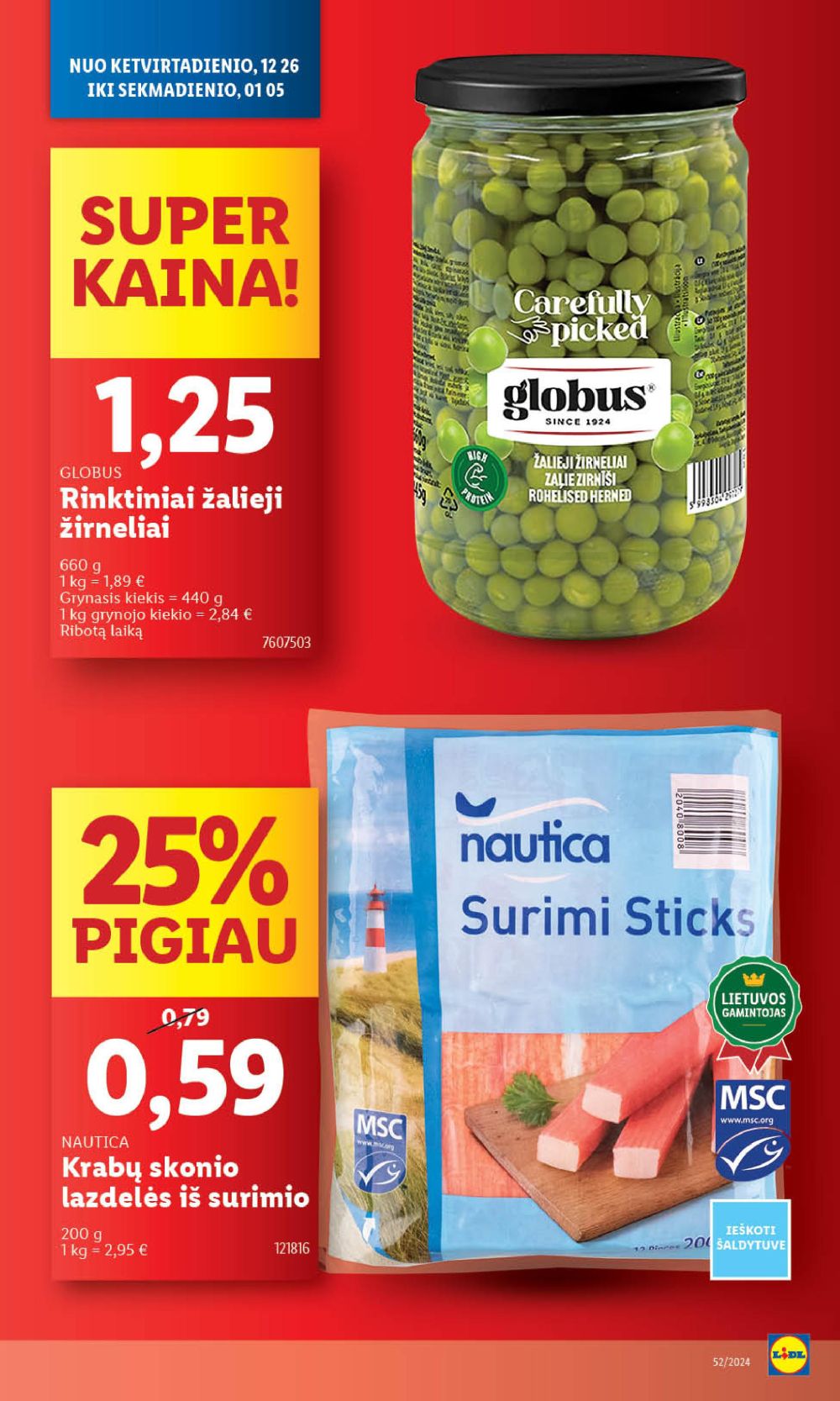 lidl - LIDL - Maisto prekių pasiūlymai (2024 12 26 - 2024 12 31) - page: 19