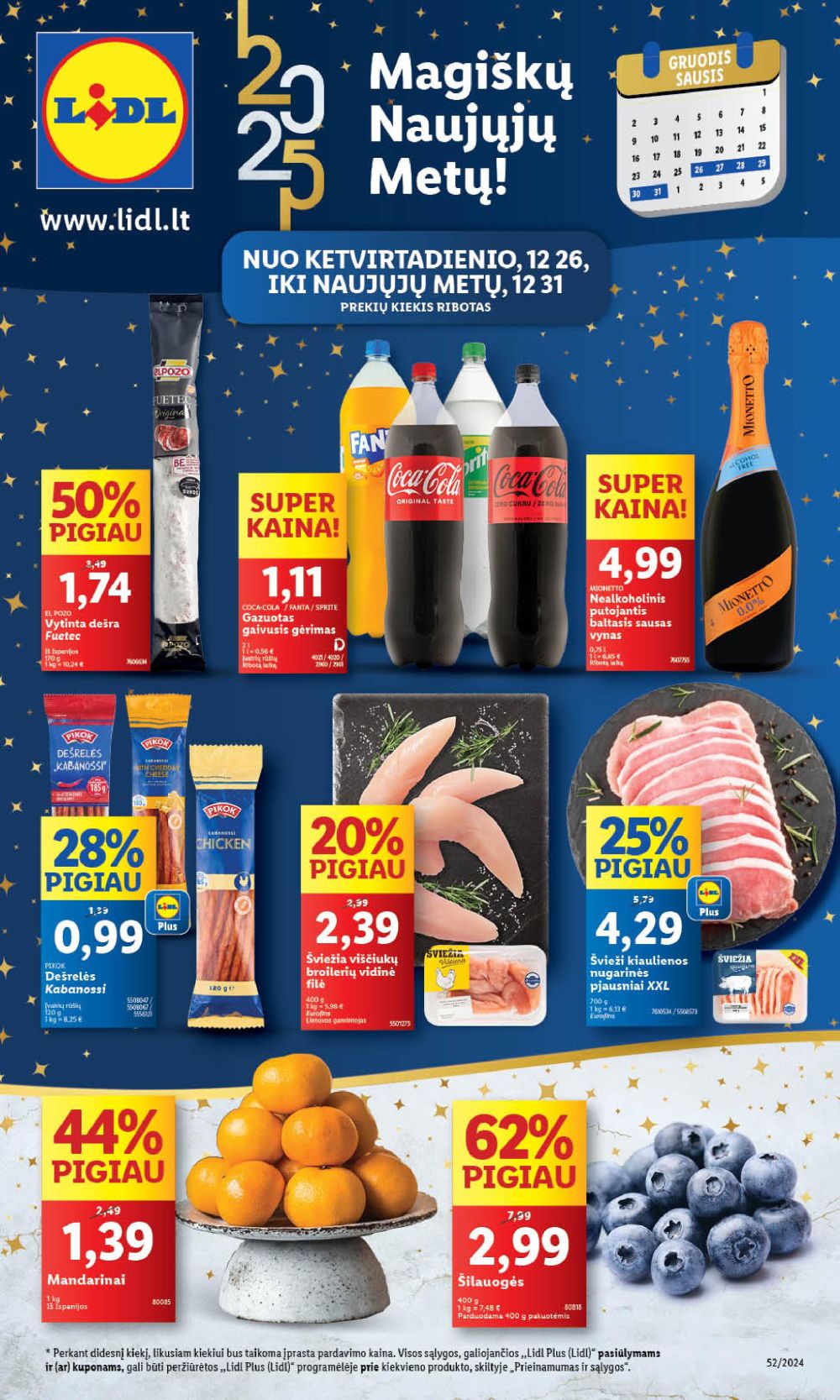 lidl - LIDL - Maisto prekių pasiūlymai (2024 12 26 - 2024 12 31)