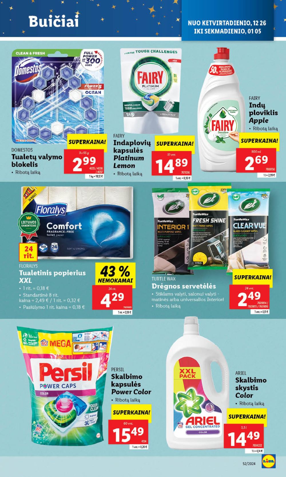 lidl - LIDL - Maisto prekių pasiūlymai (2024 12 26 - 2024 12 31) - page: 38