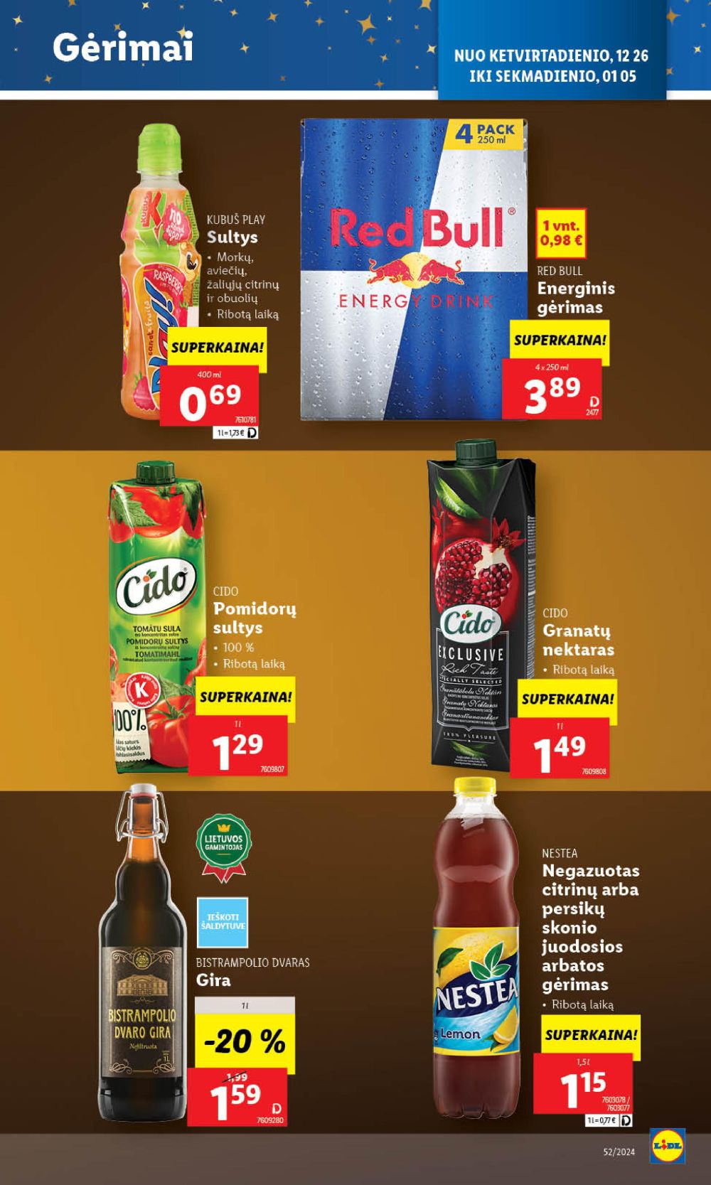 lidl - LIDL - Maisto prekių pasiūlymai (2025 01 02 - 2025 01 05) - page: 34