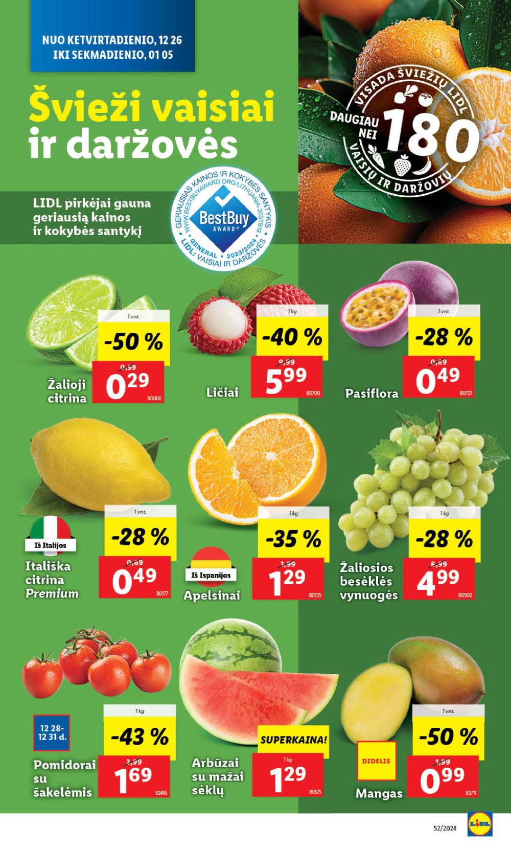 lidl - LIDL - Maisto prekių pasiūlymai (2025 01 02 - 2025 01 05) - page: 15