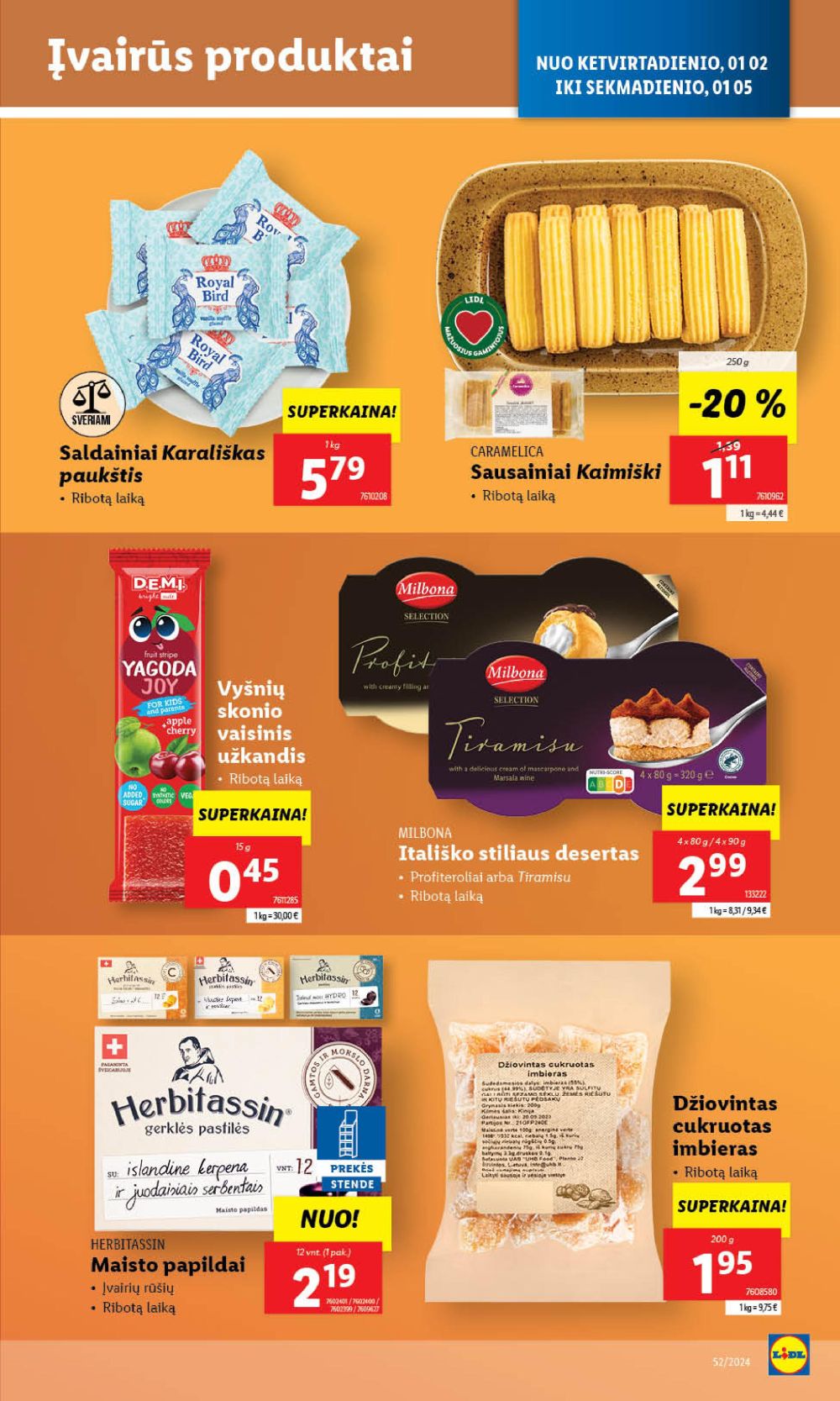 lidl - LIDL - Maisto prekių pasiūlymai (2025 01 02 - 2025 01 05) - page: 7