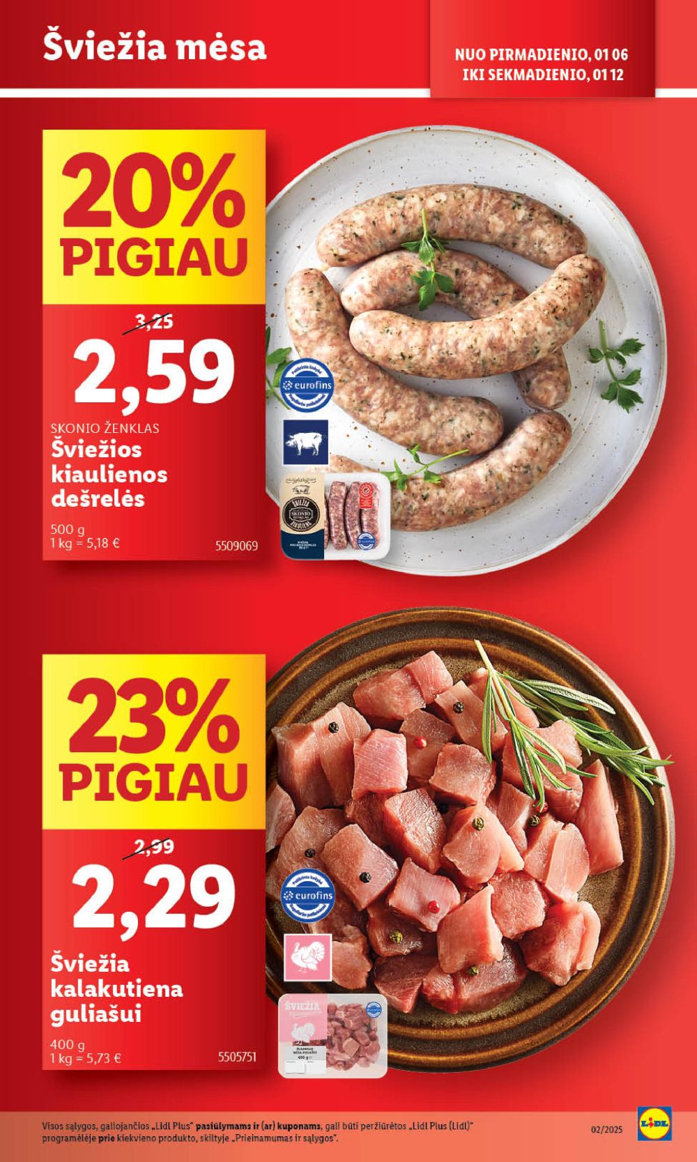 lidl - LIDL - Maisto prekių pasiūlymai (2025 01 06 - 2025 01 12) - page: 6