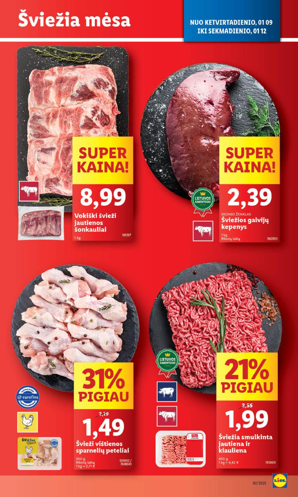 lidl - LIDL - Maisto prekių pasiūlymai (2025 01 06 - 2025 01 12) - page: 41